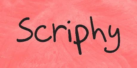 Scriphy font