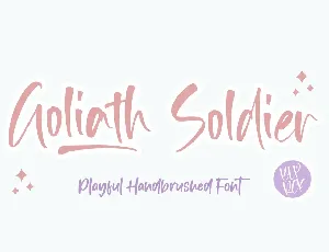 Goliath Soldier font