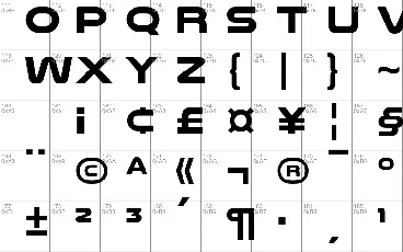 Nulshock font