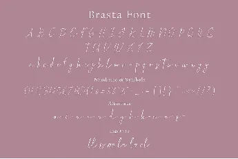 Brasta font