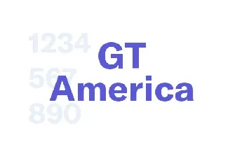 GT America Family font