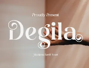 Degila Serif font