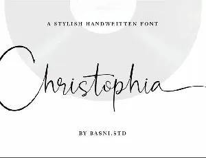 Cristophia font