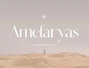 Amelaryas font