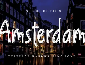 Amsterdam Display font