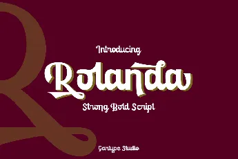 Rolanda Script font