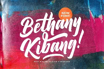 Bethany Kibang font