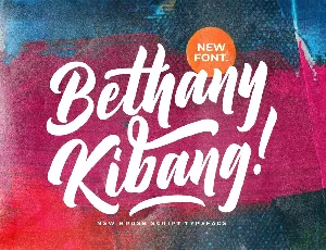 Bethany Kibang font