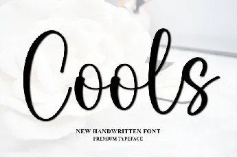 Cools Typeface font