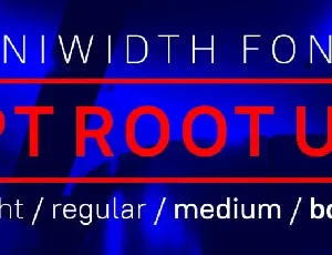 PT Root UI Family font