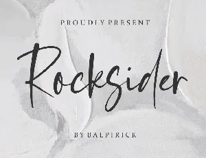 Rocksider font