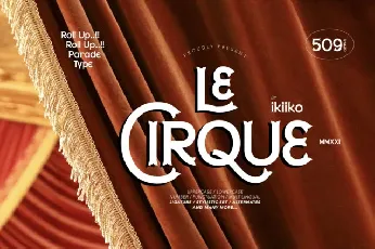 Le Cirque font