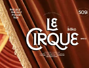 Le Cirque font