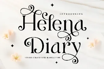 Helena Diary font