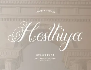 Hesthiya font