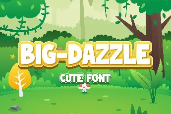 Big Dazzle font