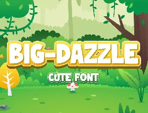 Big Dazzle font