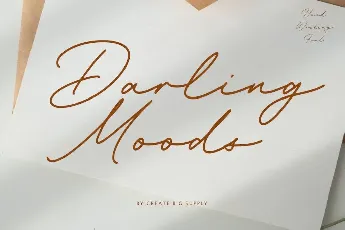 Darling Moods font