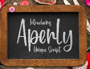 Aperly font