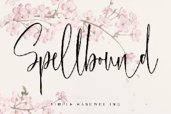 Spellbound - personal use font