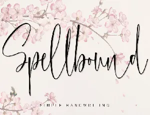 Spellbound - personal use font