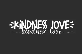 Kindness Love Demo font