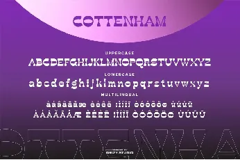 Cottenham Demo font