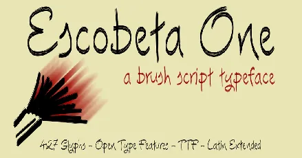 Escobeta One font