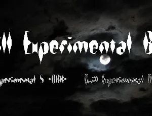 Quill Experimental BRK font