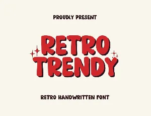 Retro Trendy font