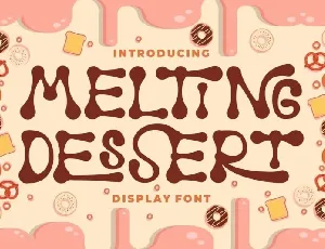 Melting Dessert font