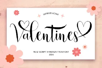 Valentines Script font