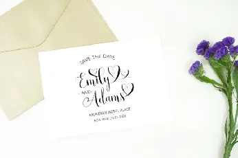 Valentines Script font