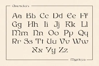 Mystiqua font