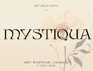 Mystiqua font