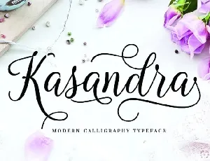 Kasandra Calligraphy font