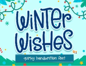 Winter Wishes font