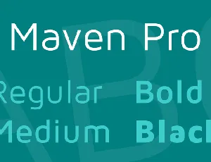 Maven Pro font