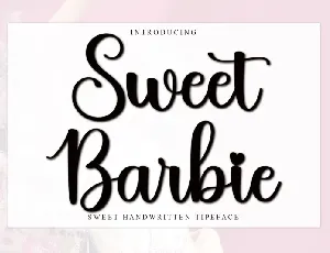 Sweet Barbie Typeface font