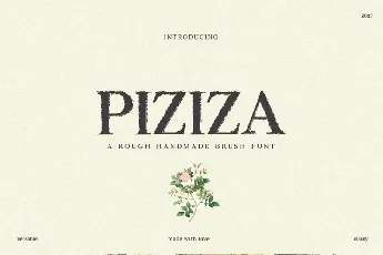 Piziza font