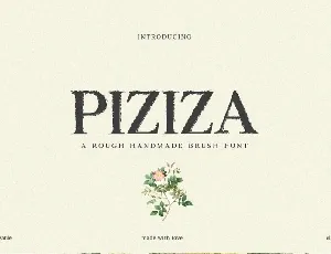 Piziza font