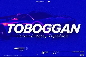 Toboggan font