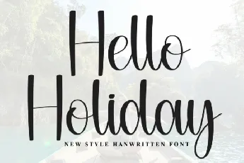 Happy Holiday Typeface font