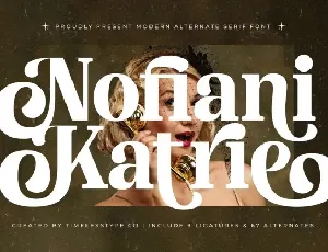 Nofiani Katrie font