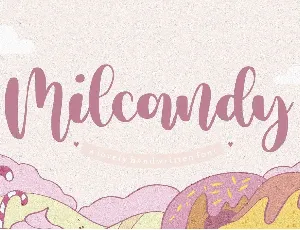 Milcandy Lovely font