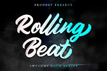 Rolling Beat_Personal Use font