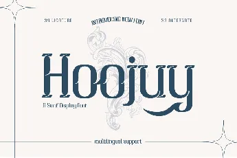 Hoojuy trial font