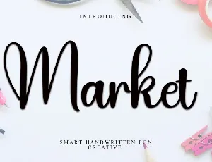 Market Typeface font