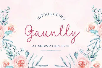 Gauntly font