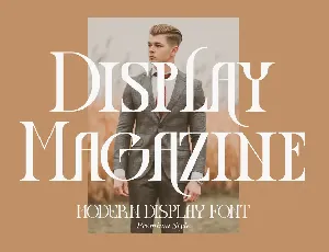 Display Magazine Serif font